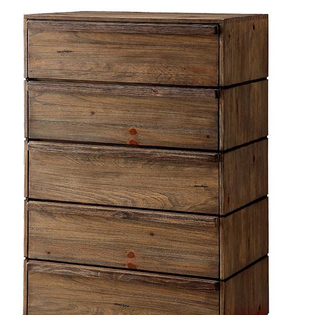 COIMBRA Rustic Natural Tone Chest Chest FOA East