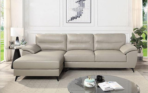 MOHLIN Sectional, Taupe Sectional FOA East