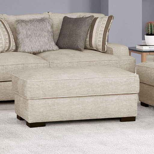 ARDENFOLD Ottoman, Beige Ottoman FOA East