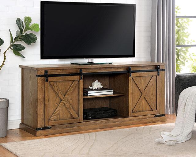 BORREGO TV Stand, Dark Oak TV Stand FOA East