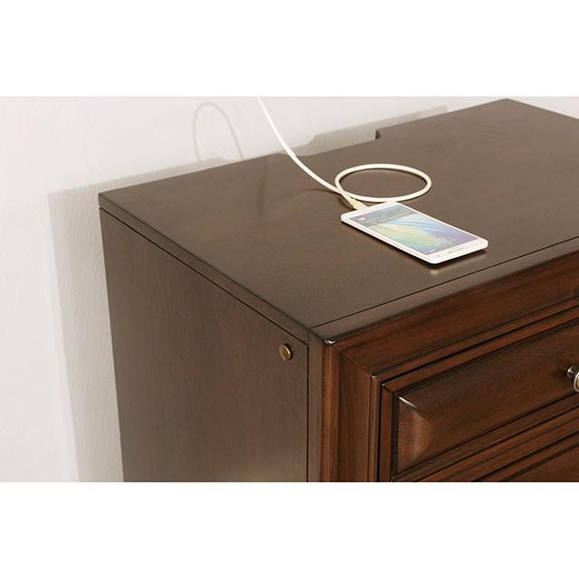 Brandt Brown Cherry Night Stand Nightstand FOA East