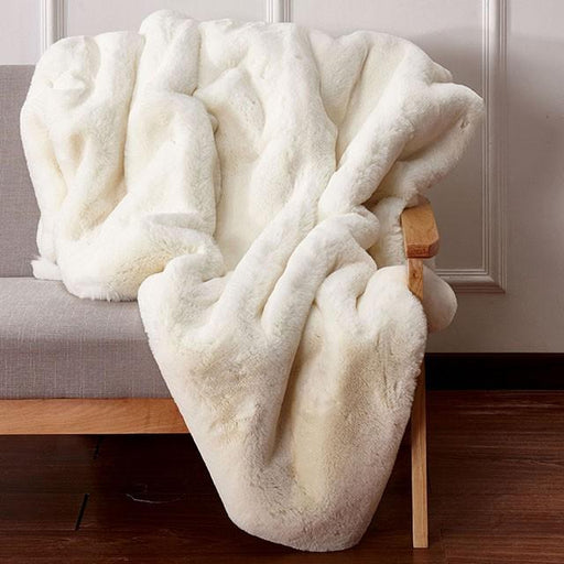 Caparica Off White Throw, Off White Throw FOA East