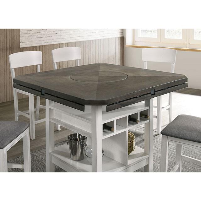 STACIE Counter Ht. Round Dining Table Counter Height Table FOA East