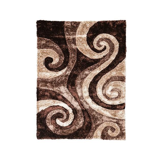 Fermont Brown Beige 5' X 8' Area Rug Rug FOA East