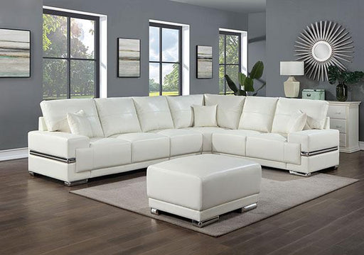 ALTHEA Ottoman, White Ottoman FOA East