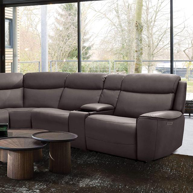 EDMONDUS Power Sectional, Dark Gray Sectional FOA East