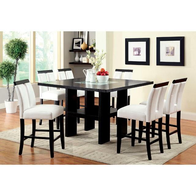 LUMINAR II Black Counter Ht. Table Dining Table FOA East