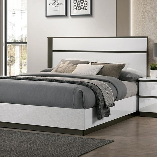 BIRSFELDEN Queen Bed, White Bed FOA East