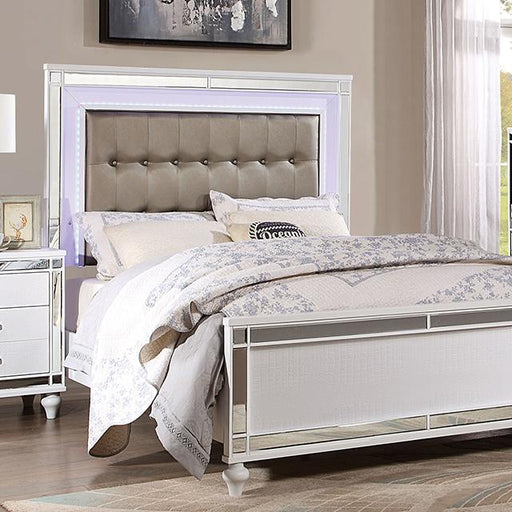 BRACHIUM Queen Bed, White Bed FOA East