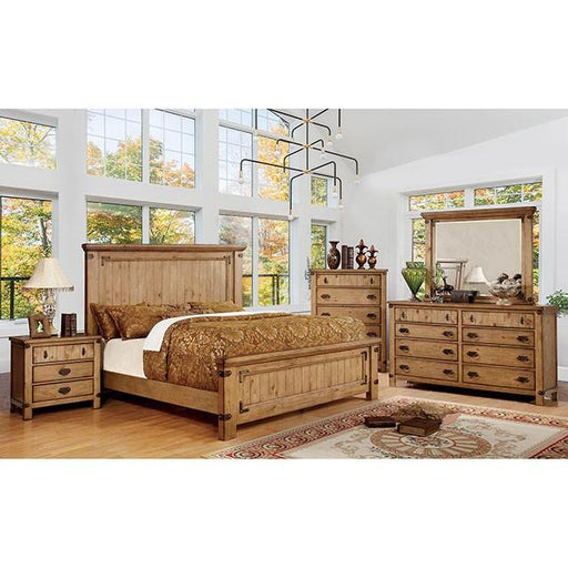 PIONEER Weathered Elm Queen Bed Bed FOA East