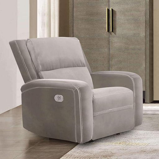 VASILIOS Power Recliner, Taupe Recliner FOA East