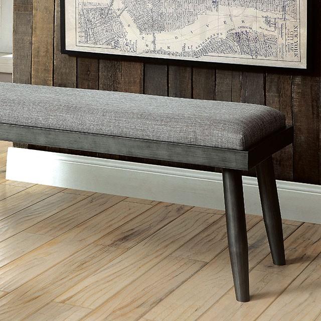 Vilhelm I Gray Bench Bench FOA East