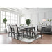 Amina Gray Dining Table Dining Table FOA East