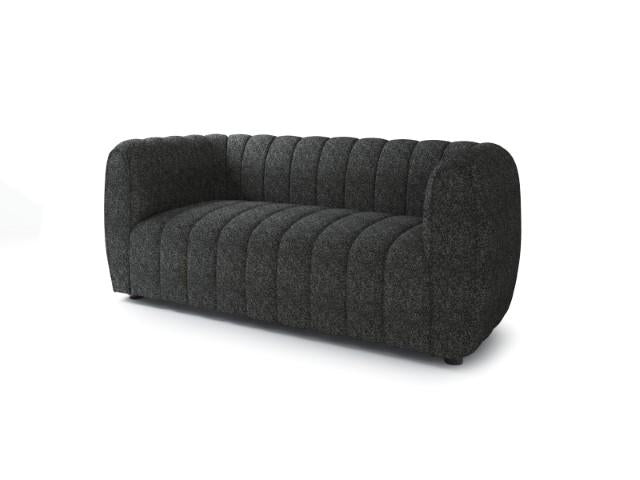 AVERSA Loveseat, Black Loveseat FOA East