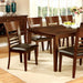 HILLSVIEW I Brown Cherry 78" Dining Table w/ 18" Leaf Dining Table FOA East