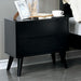 LENNART II Black Night Stand Nightstand FOA East