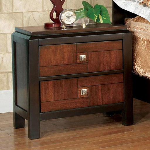 Patra Acacia/Walnut Night Stand Nightstand FOA East