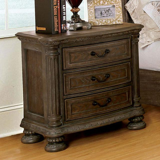 Persephone Rustic Natural Tone Night Stand Nightstand FOA East