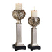 Estelle Champagne Silver Candle Holder Set (4/CTN) Candle Holder FOA East