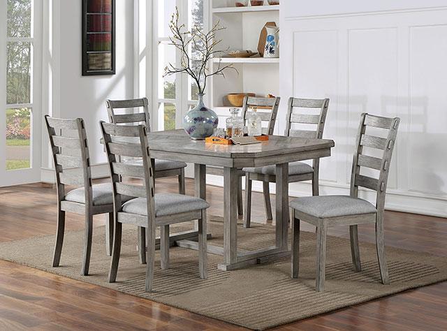 LAQUILA Dining Table, Gray Dining Table FOA East