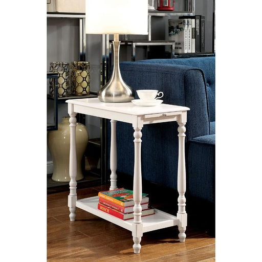 DEERING White Side Table End Table FOA East