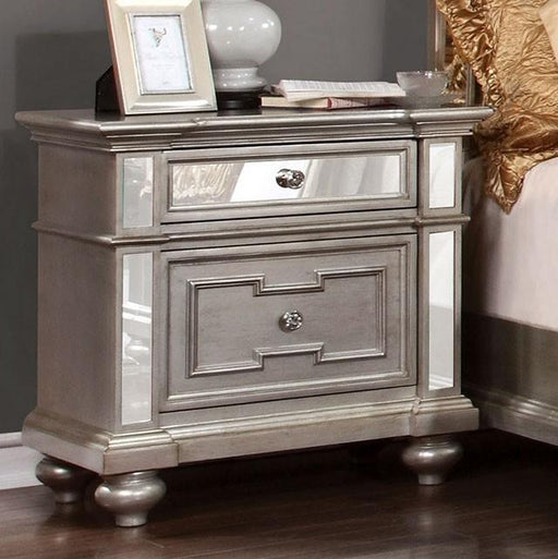 Salamanca Silver Night Stand Nightstand FOA East