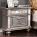 Salamanca Silver Night Stand Nightstand FOA East