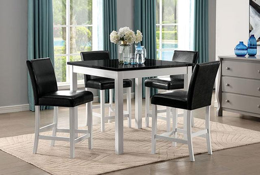 MATHILDA 5 Pc. Counter Ht. Set Dining Room Set FOA East