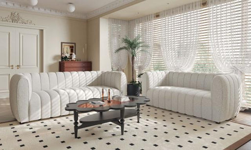 AVERSA Sofa, Off-White Sofa FOA East