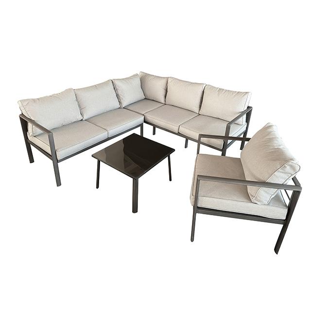 Farisha 6 Pc. Outdoor Sectional Set Outdoor Seating Set FOA East