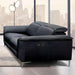 ASCONA Power Loveseat, Black Loveseat FOA East