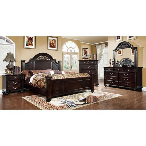 Syracuse Dark Walnut Cal.King Bed Bed FOA East