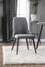 Vilhelm I Gray Side Chair (2/CTN) Dining Chair FOA East