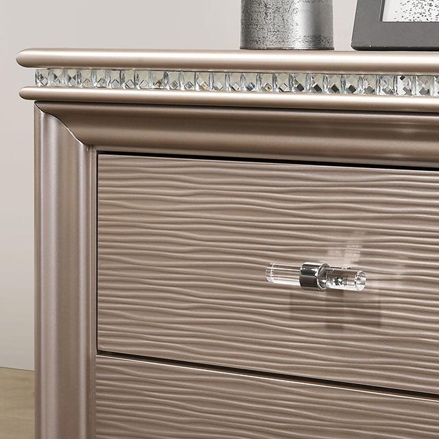 ALLIE Dresser, Rose Gold Dresser FOA East