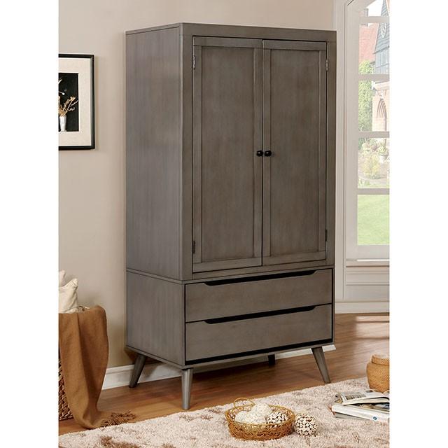 LENNART Gray Armoire Armoire FOA East