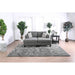 Lowry Gray Sectional w/ Ottoman Sectional FOA East