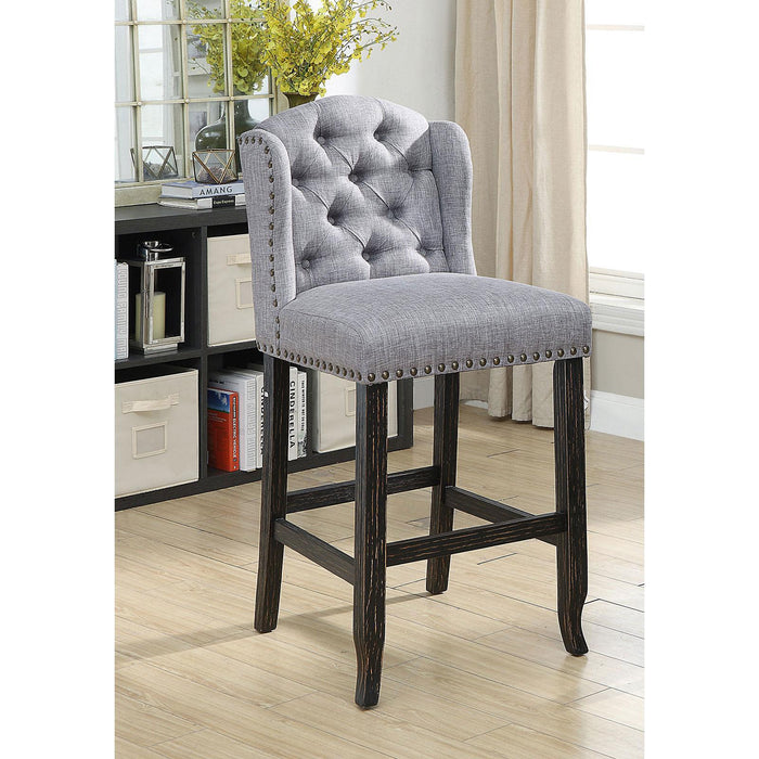 SANIA Bar Ht. Wingback Chair (2/CTN) Barstool FOA East