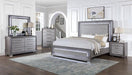 RAIDEN Cal.King Bed, Gray Bed FOA East