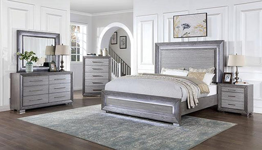 RAIDEN Queen Bed, Gray Bed FOA East