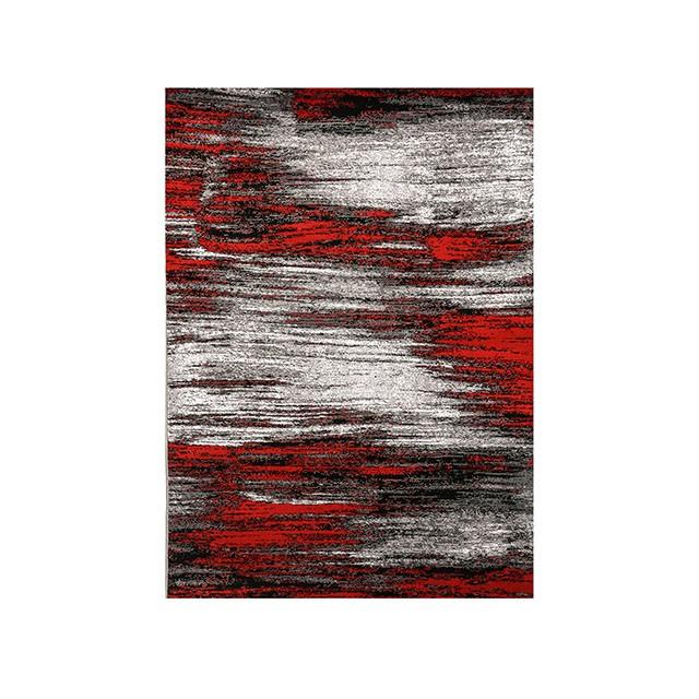 Sivas Gray/Red 5' X 8' Area Rug Rug FOA East