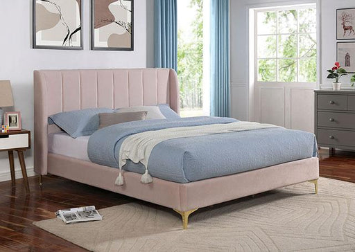 PEARL Full Bed, Light Pink Bed FOA East