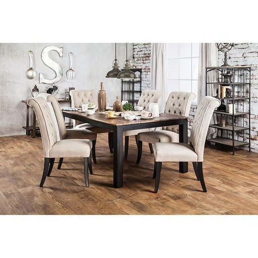 MARSHALL Rustic Oak Dining Table Dining Table FOA East