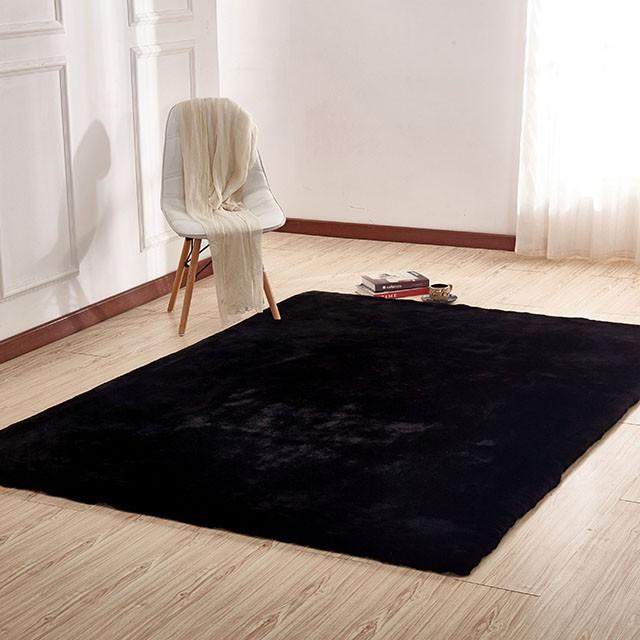 Caparica Black 5' X 7' Area Rug Rug FOA East