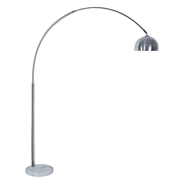 Rene White/Chrome Arch Lamp Arch Lamp FOA East