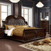 Fromberg Brown Cherry Queen Bed Bed FOA East