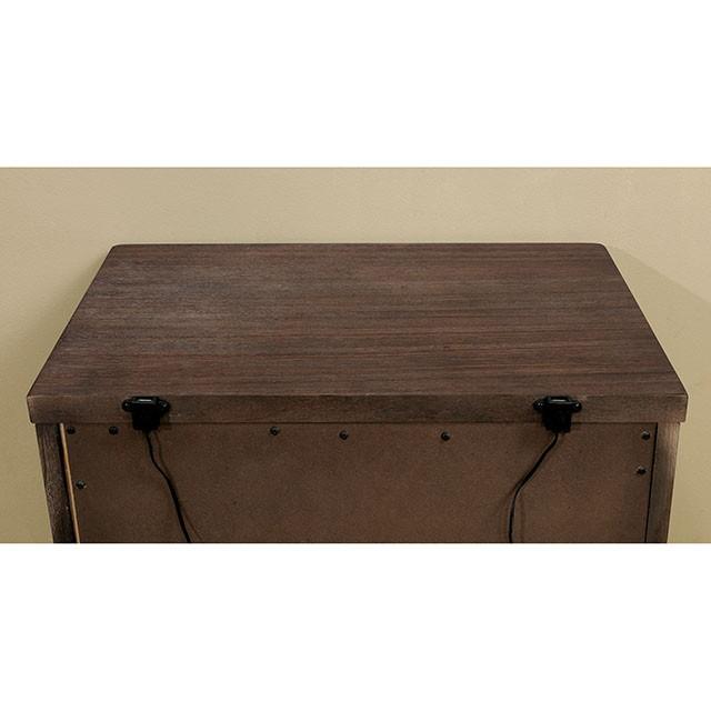 Tywyn Dark Oak Night Stand Nightstand FOA East