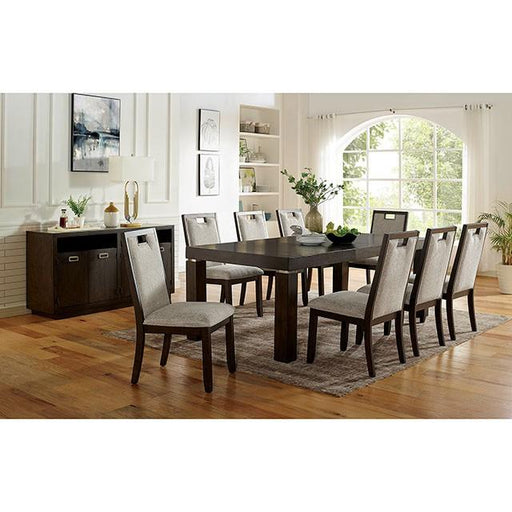 CATERINA Dining Table w/ 1 x 18" Leaf Dining Table FOA East