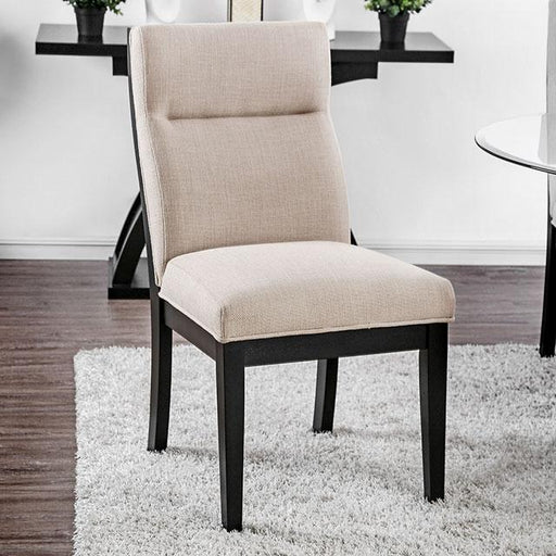 Jasmin Black/White Side Chair (2/CTN) Dining Chair FOA East