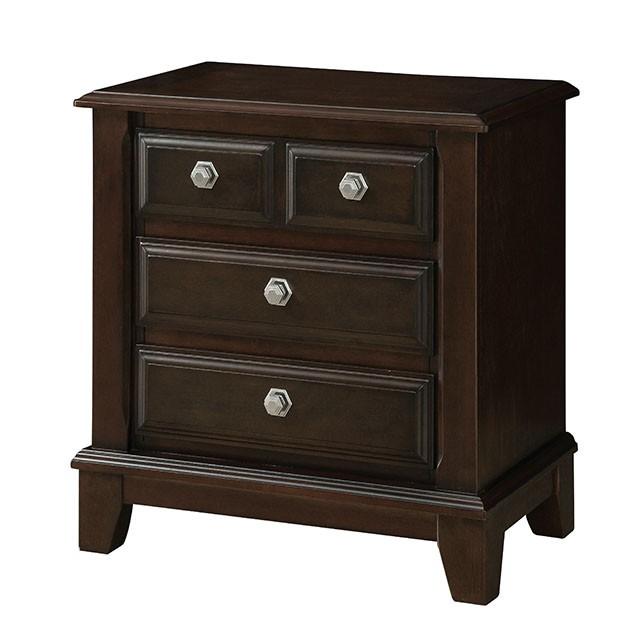 Litchville Brown Cherry Night Stand Nightstand FOA East