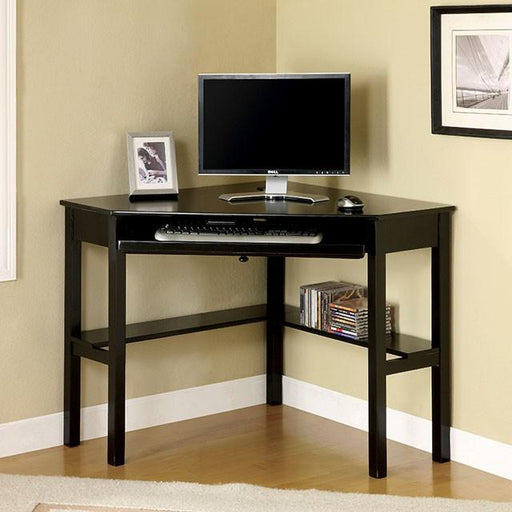 Porto Black Corner Desk Desk FOA East